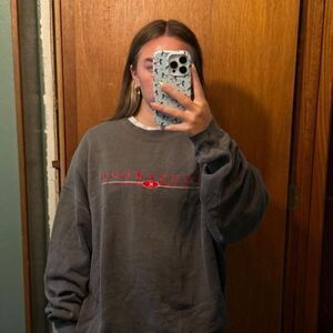 Kennywood Women's Grey and Red Sweatshirt